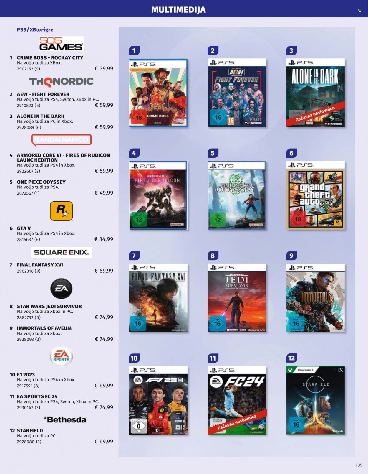 Müller katalog. Stran 109