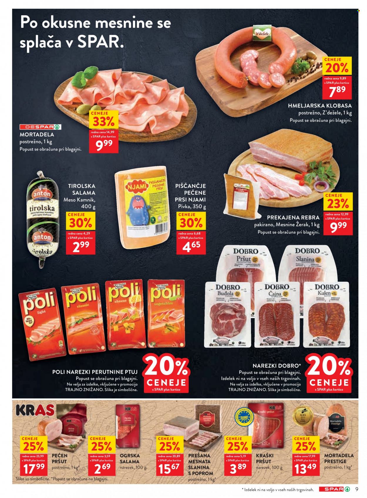 SPAR katalog - 8.11.2023 - 21.11.2023. Stran 9