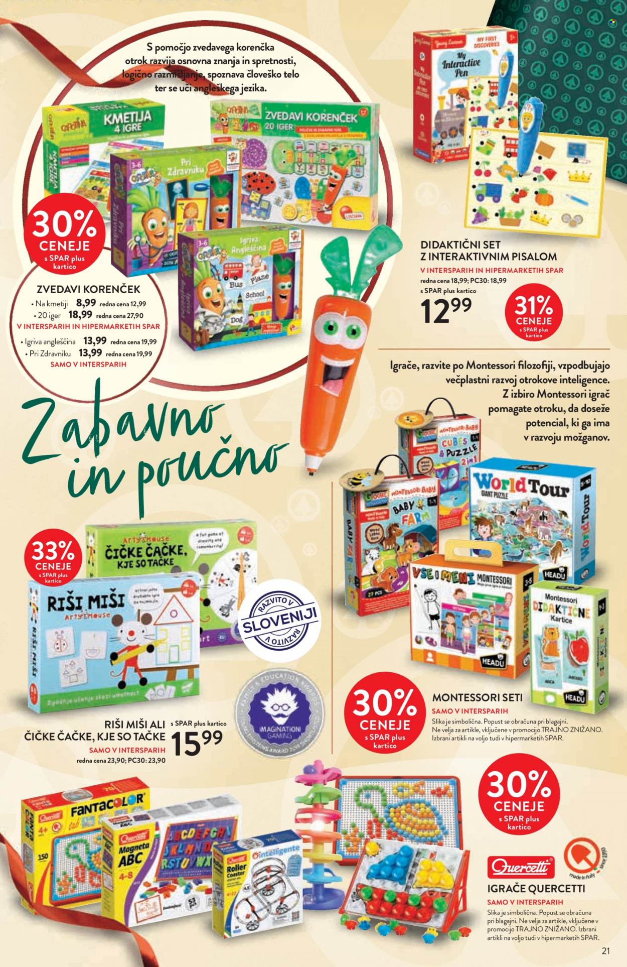 INTERSPAR katalog - 8.11.2023 - 31.12.2023. Stran 21
