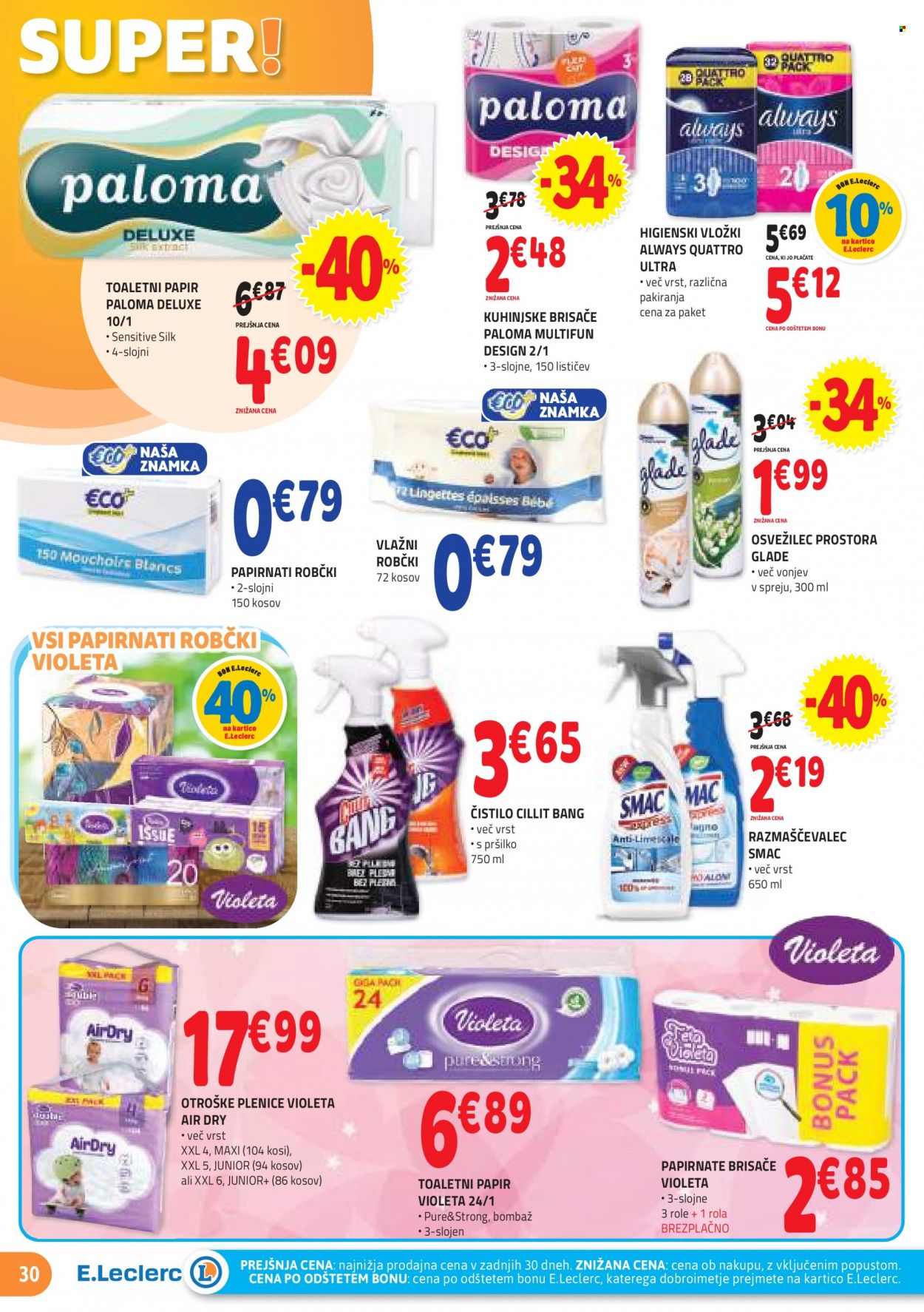 E.Leclerc katalog - 8.11.2023 - 18.11.2023. Stran 30