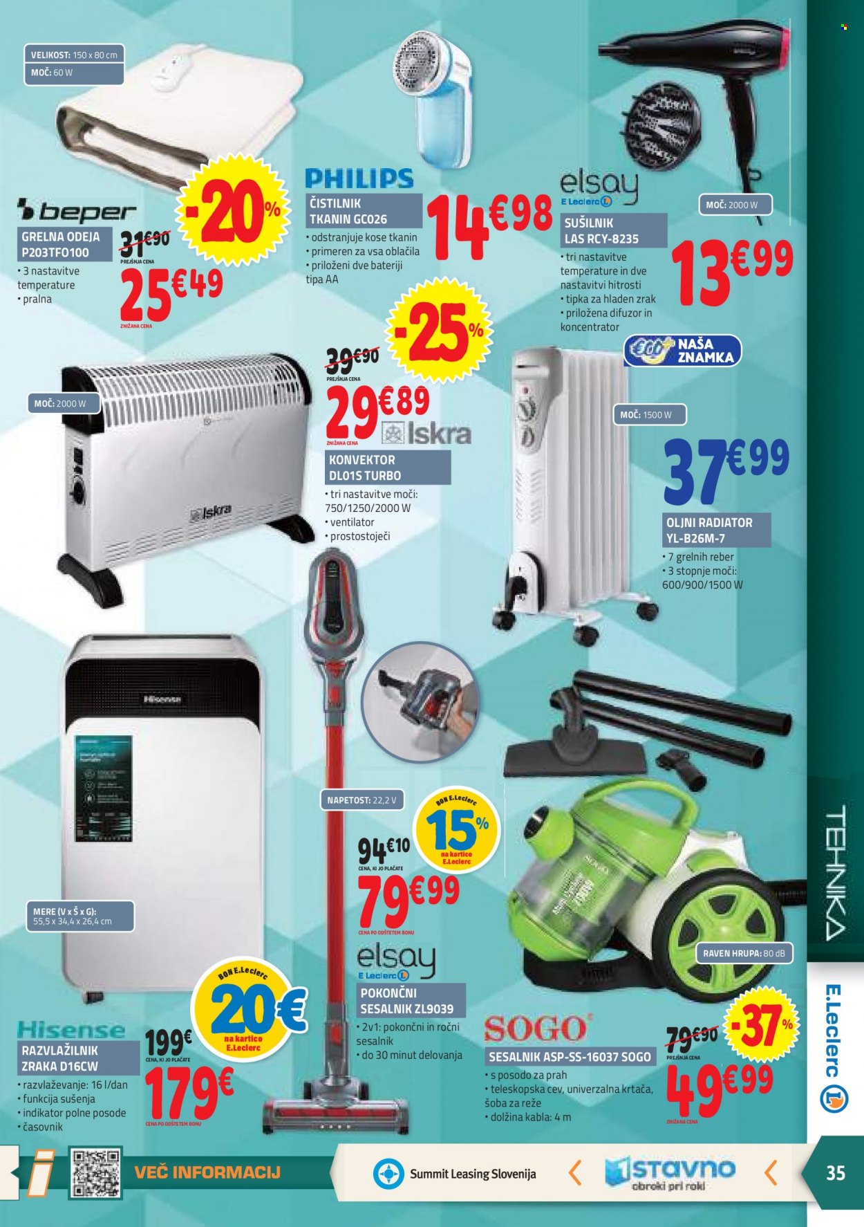 E.Leclerc katalog - 8.11.2023 - 18.11.2023. Stran 35