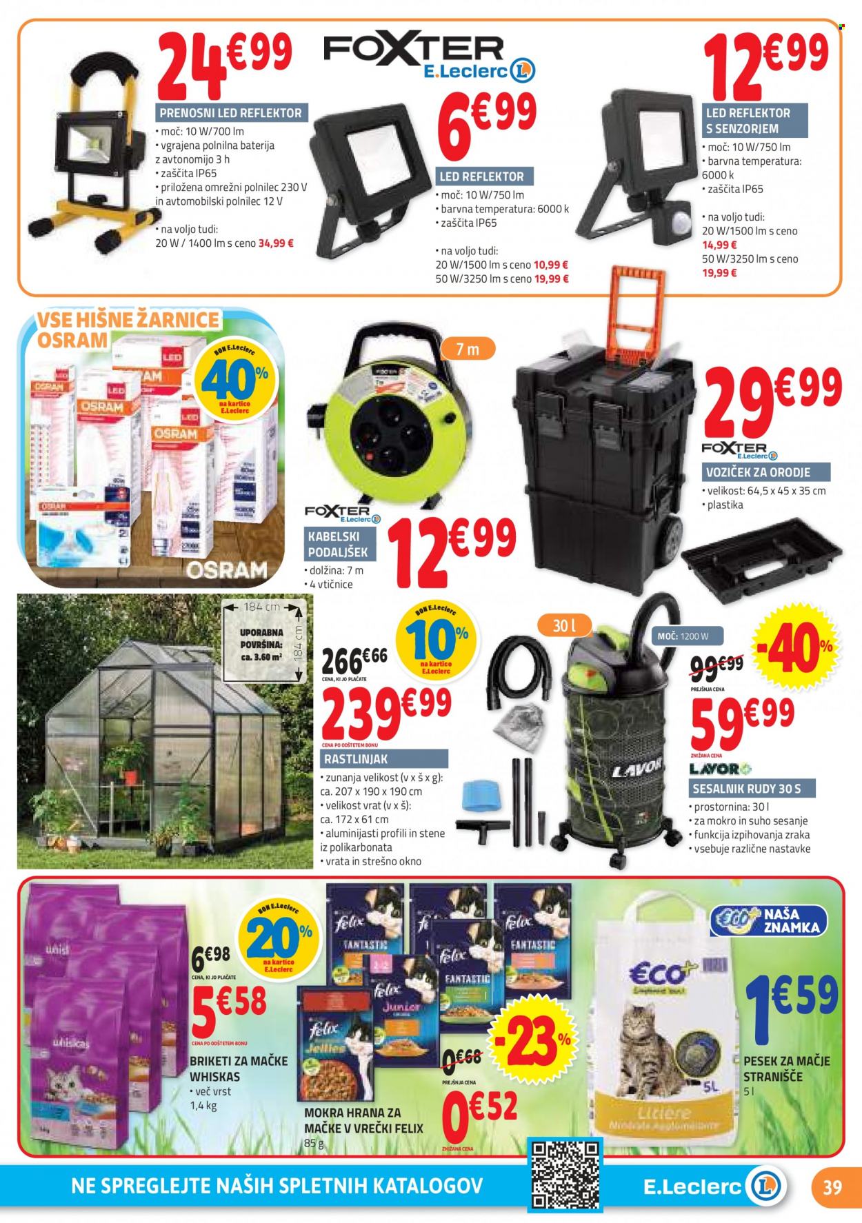 E.Leclerc katalog - 8.11.2023 - 18.11.2023. Stran 39