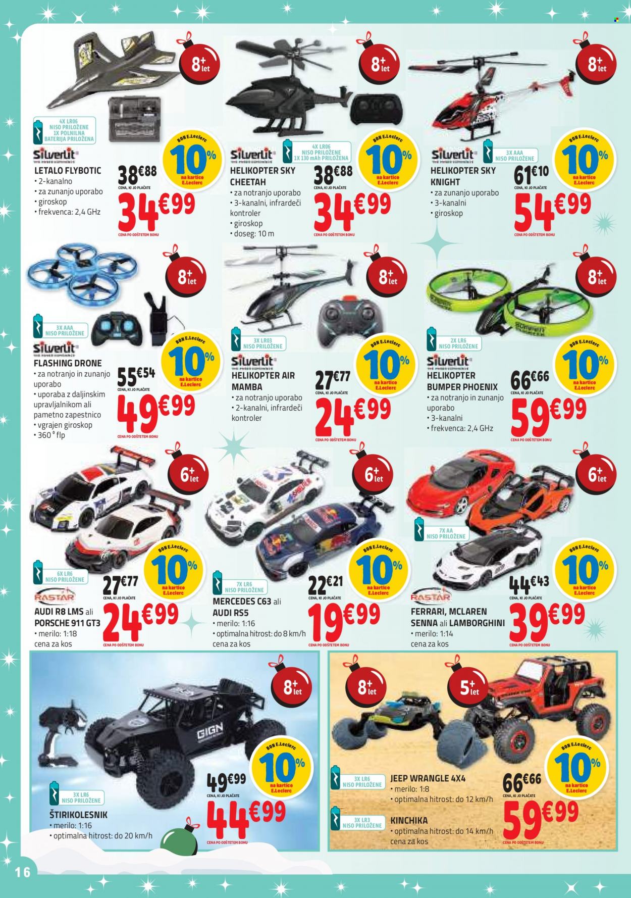 E.Leclerc katalog - 7.11.2023 - 5.12.2023. Stran 16