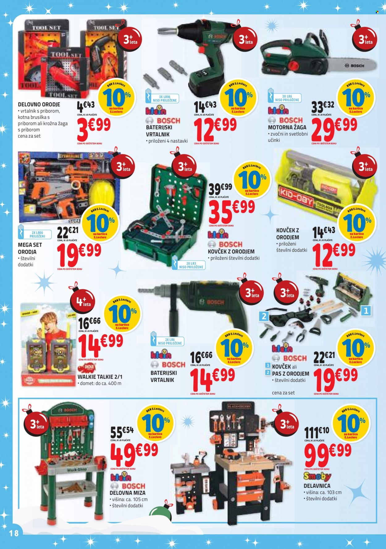 E.Leclerc katalog - 7.11.2023 - 5.12.2023. Stran 18