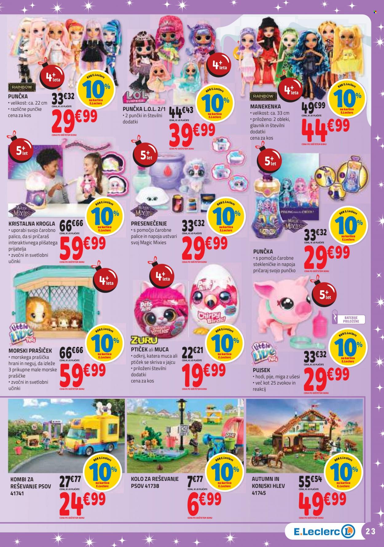 E.Leclerc katalog - 7.11.2023 - 5.12.2023. Stran 23