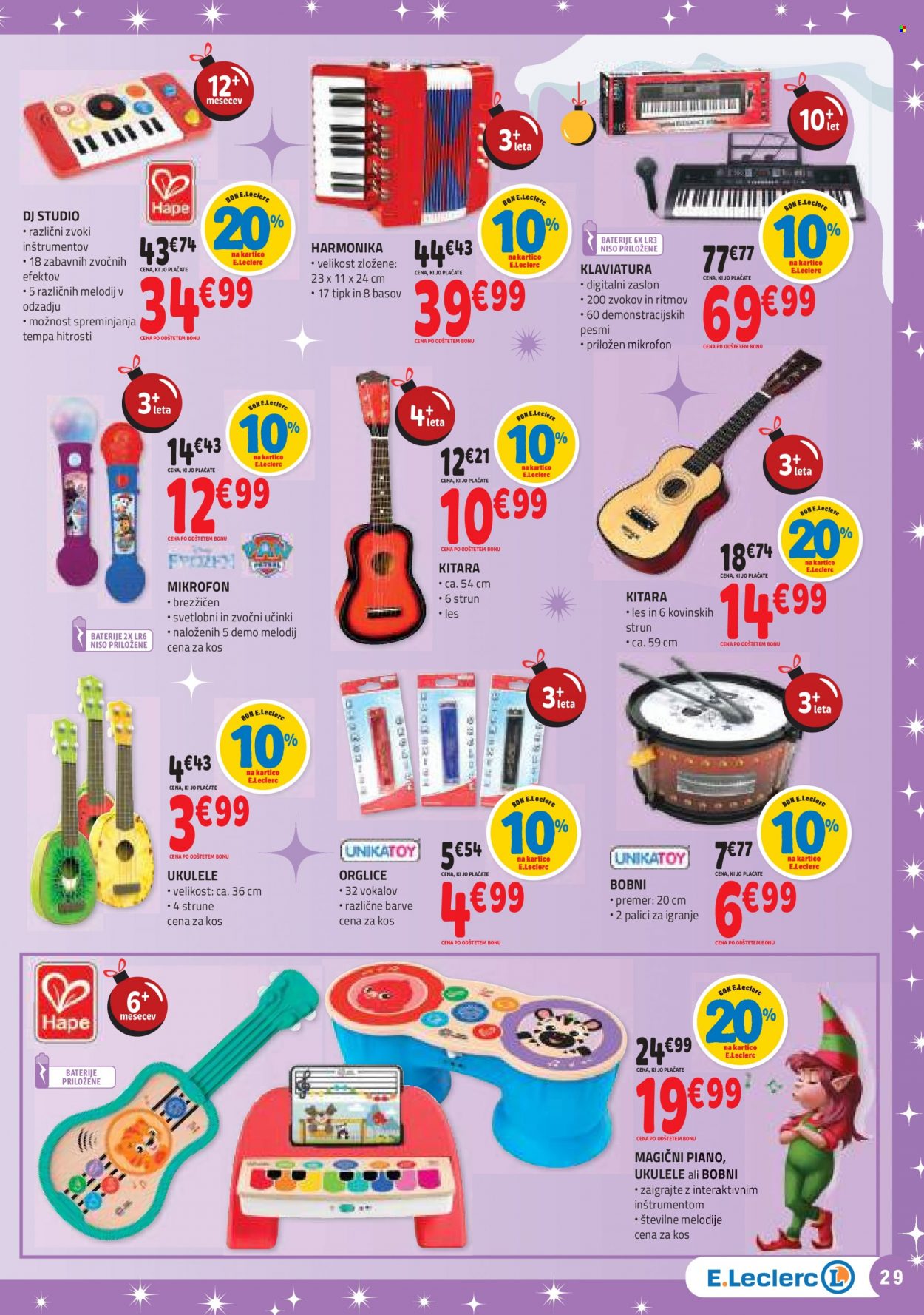 E.Leclerc katalog - 7.11.2023 - 5.12.2023. Stran 29