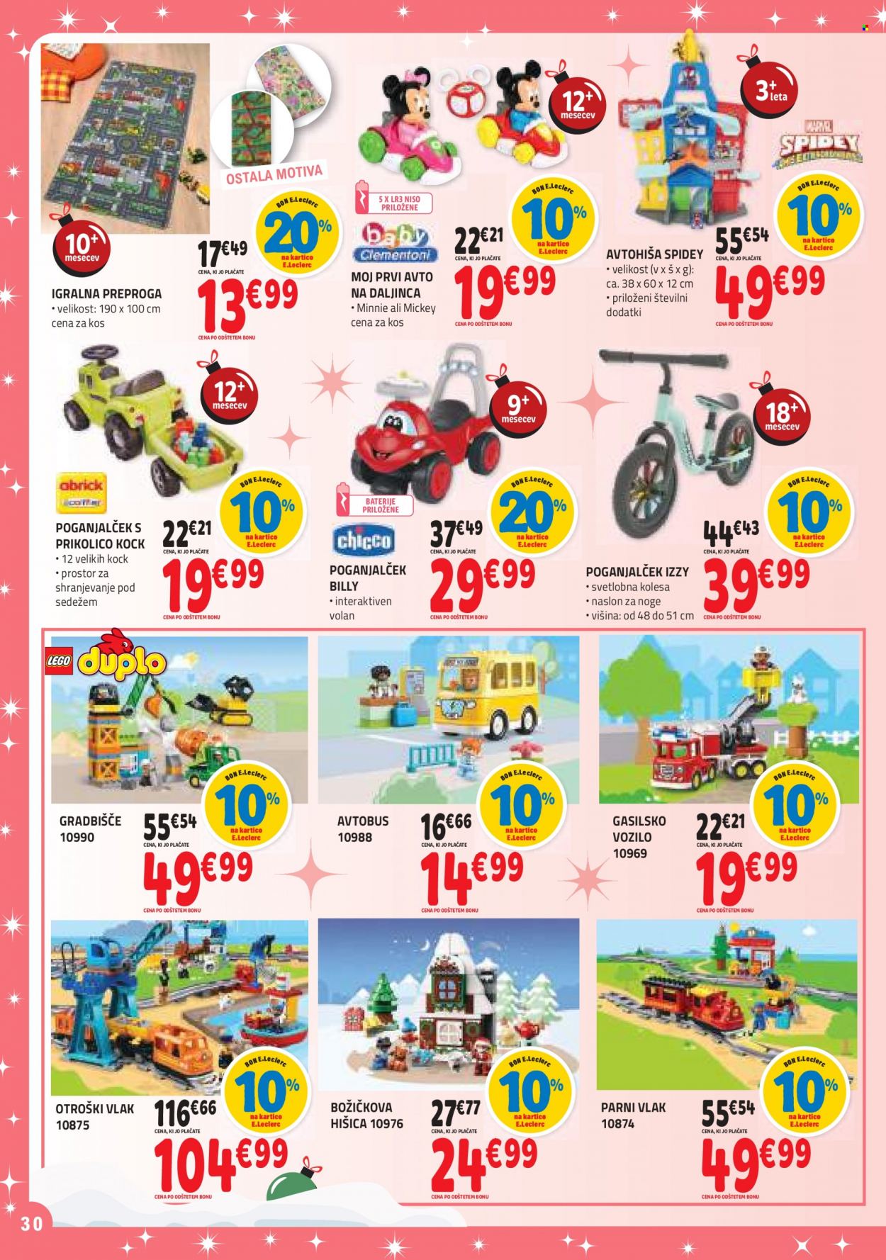 E.Leclerc katalog - 7.11.2023 - 5.12.2023. Stran 30
