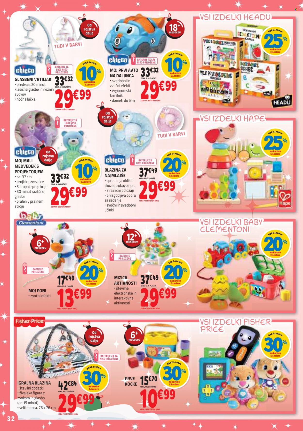E.Leclerc katalog - 7.11.2023 - 5.12.2023. Stran 32