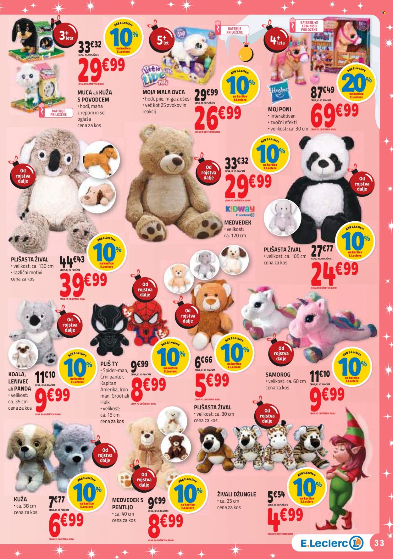 E.Leclerc katalog - 7.11.2023 - 5.12.2023. Stran 33