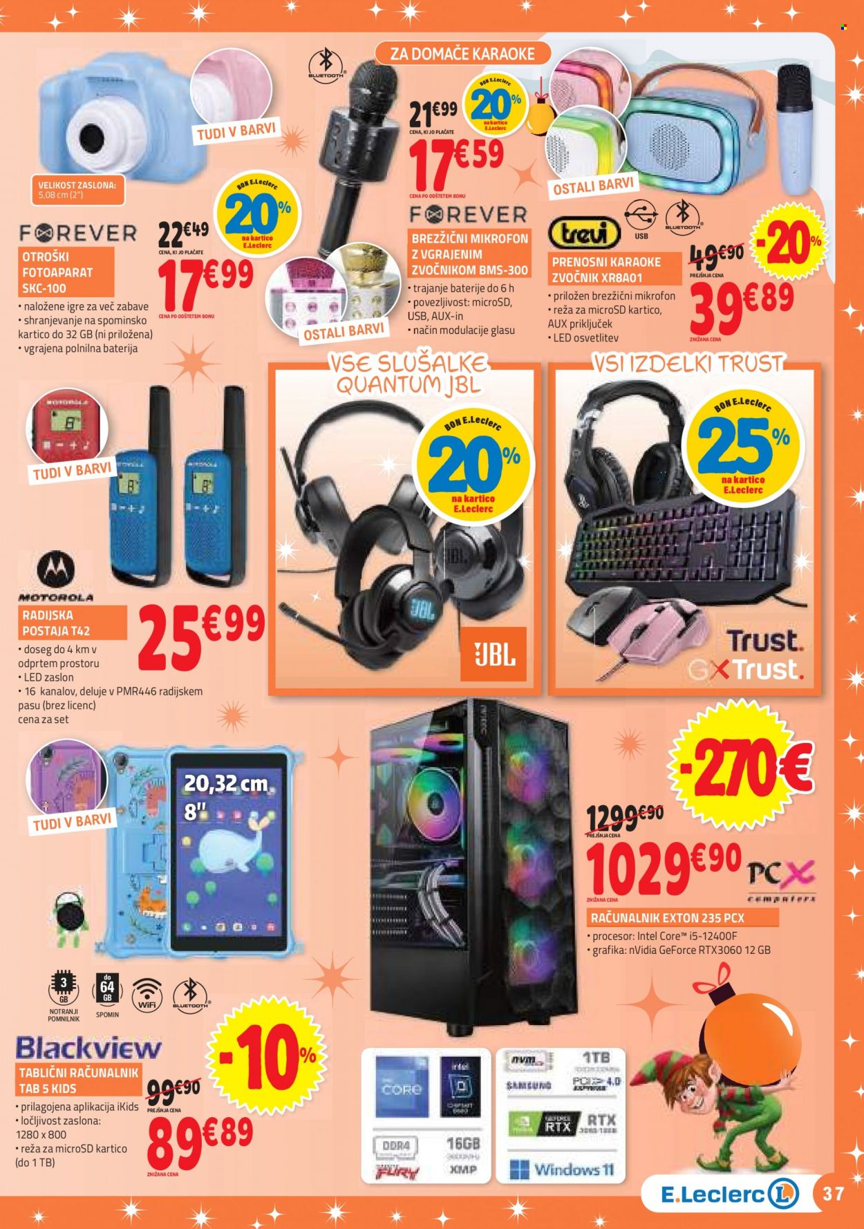 E.Leclerc katalog - 7.11.2023 - 5.12.2023. Stran 37