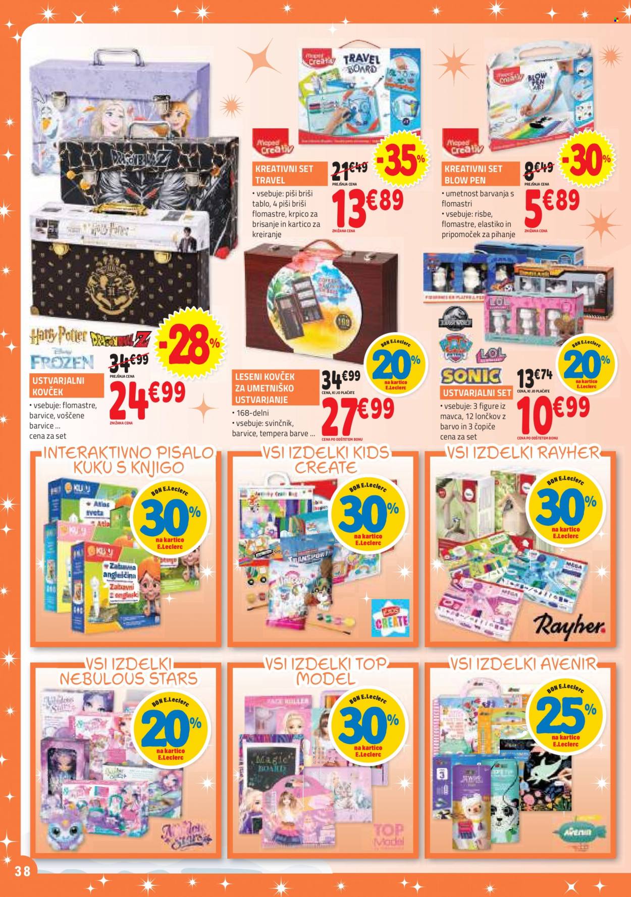 E.Leclerc katalog - 7.11.2023 - 5.12.2023. Stran 38