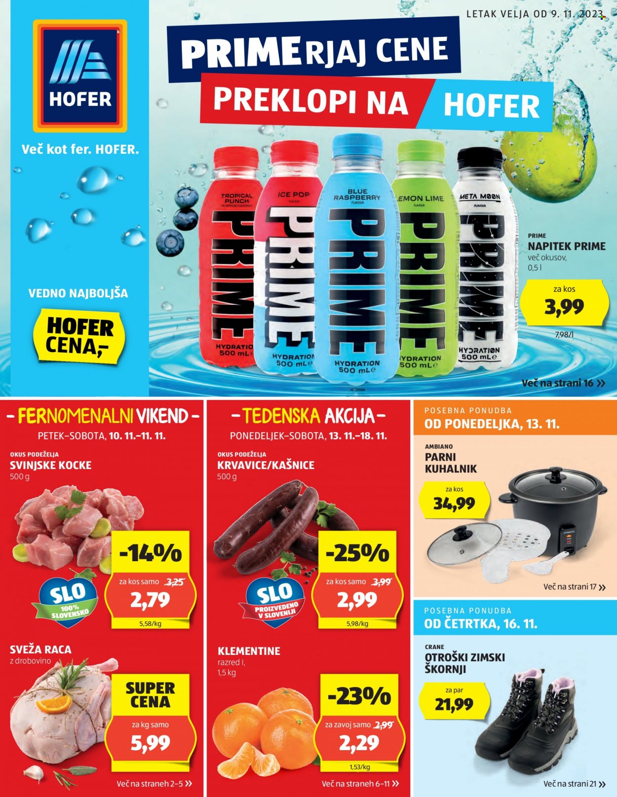 Hofer katalog - 9.11.2023 - 18.11.2023. Stran 1