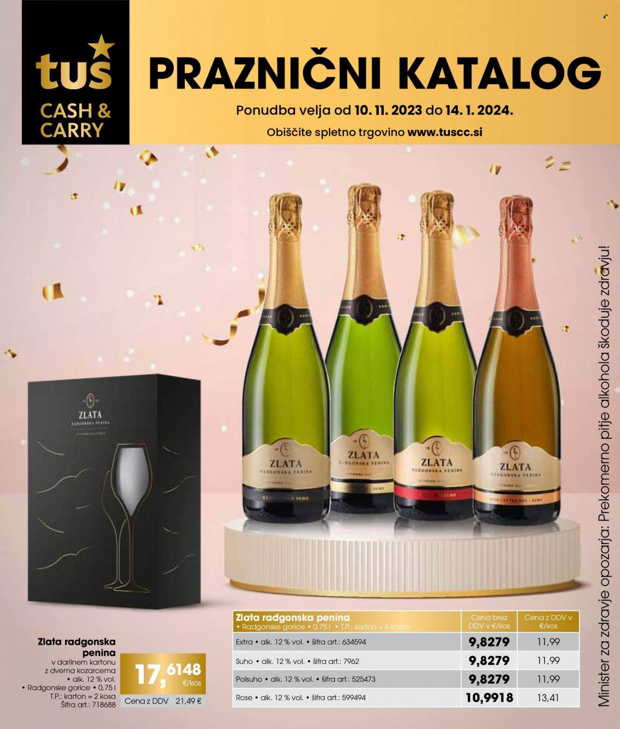 Tuš Cash & Carry katalog - 10.11.2023 - 14.1.2024. Stran 1