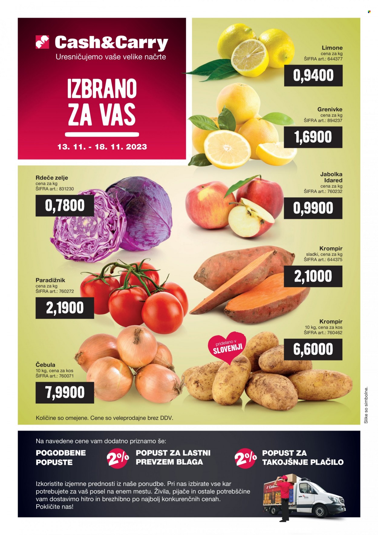 Mercator Cash & Carry katalog - 13.11.2023 - 18.11.2023. Stran 1