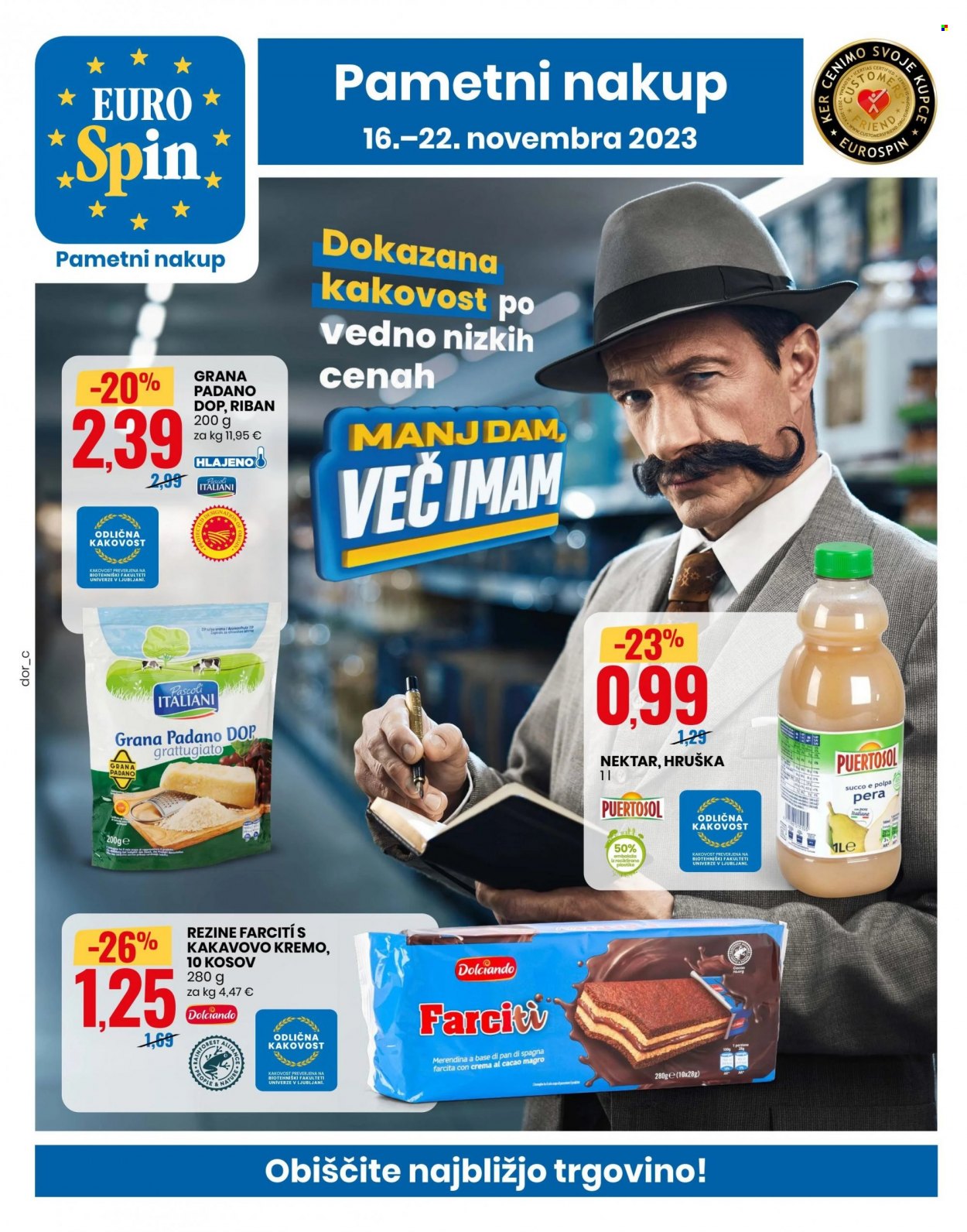 EuroSpin katalog - 16.11.2023 - 22.11.2023. Stran 1