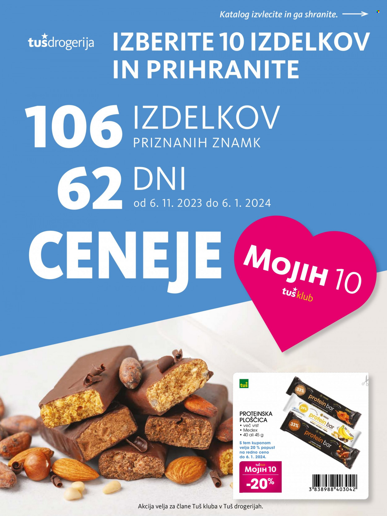 Tuš Drogeria katalog - 6.11.2023 - 6.1.2024. Stran 1