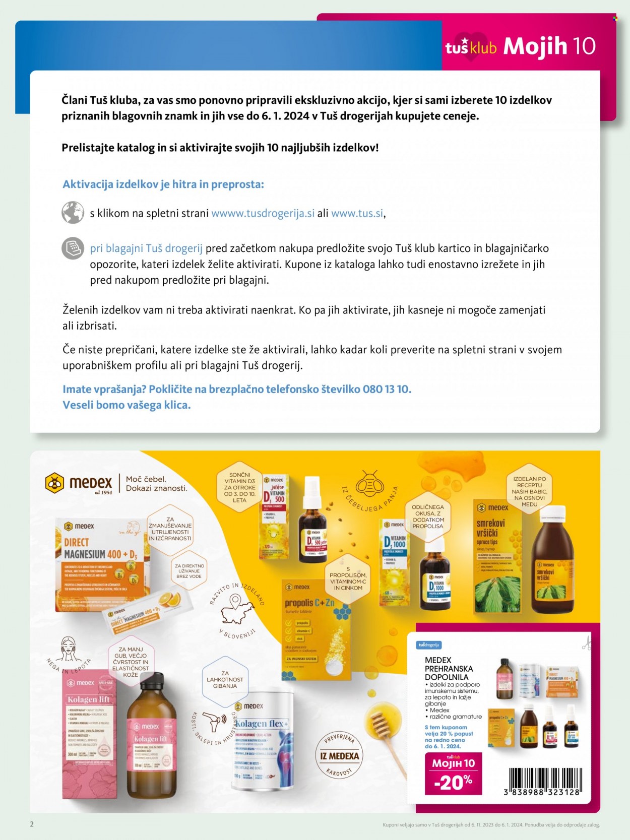 Tuš Drogeria katalog - 6.11.2023 - 6.1.2024. Stran 2