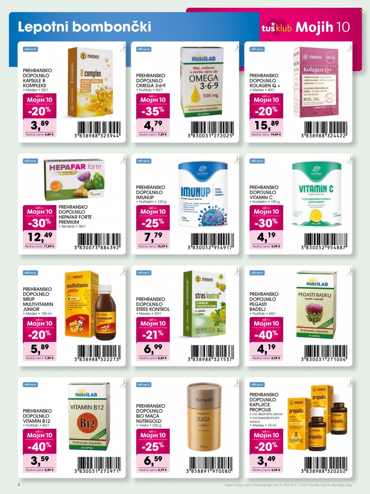 Tuš Drogeria katalog - 6.11.2023 - 6.1.2024. Stran 4
