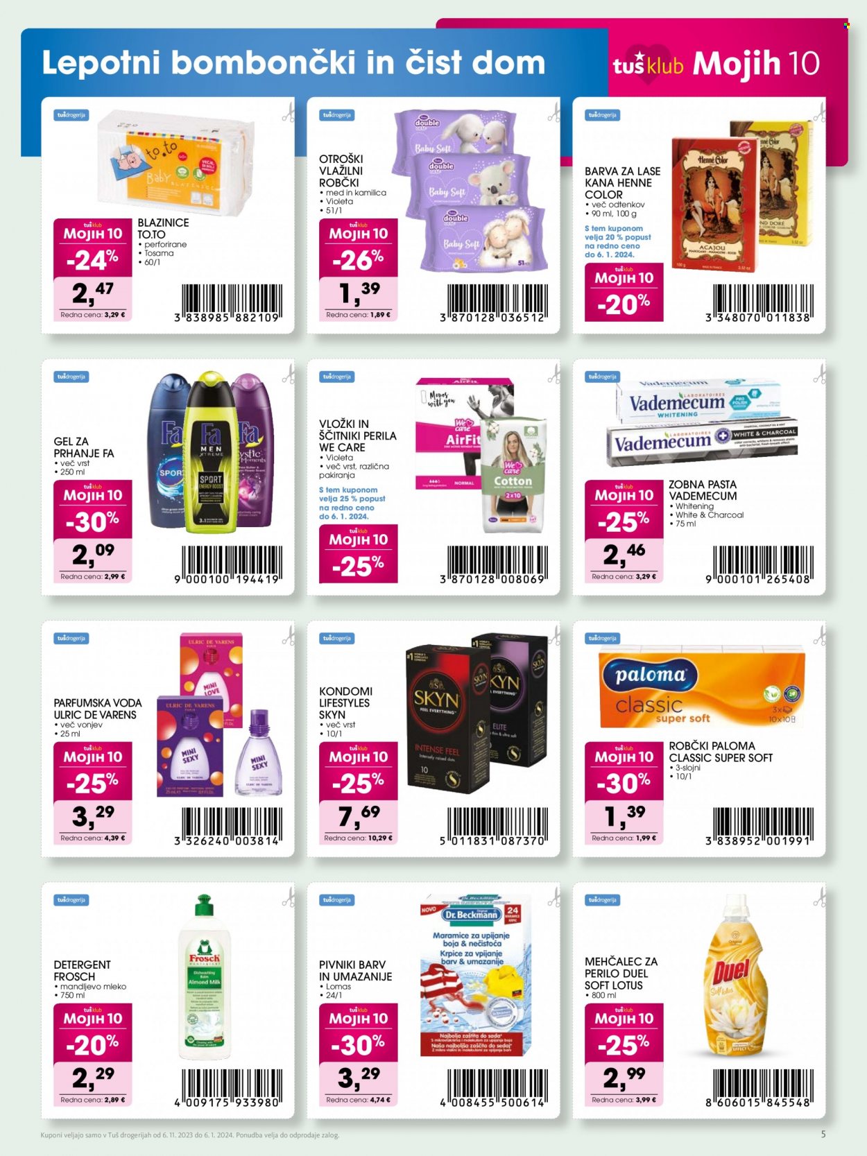 Tuš Drogeria katalog - 6.11.2023 - 6.1.2024. Stran 5