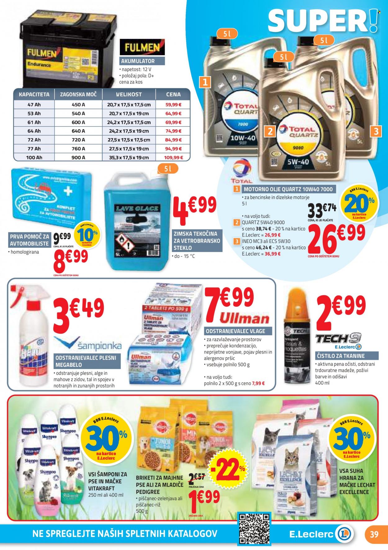 E.Leclerc katalog - 15.11.2023 - 25.11.2023. Stran 39