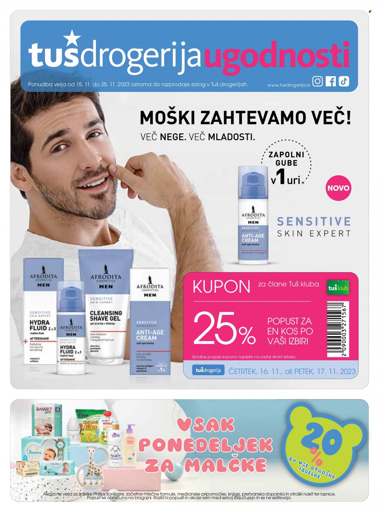 Tuš Drogeria katalog - 15.11.2023 - 25.11.2023. Stran 1