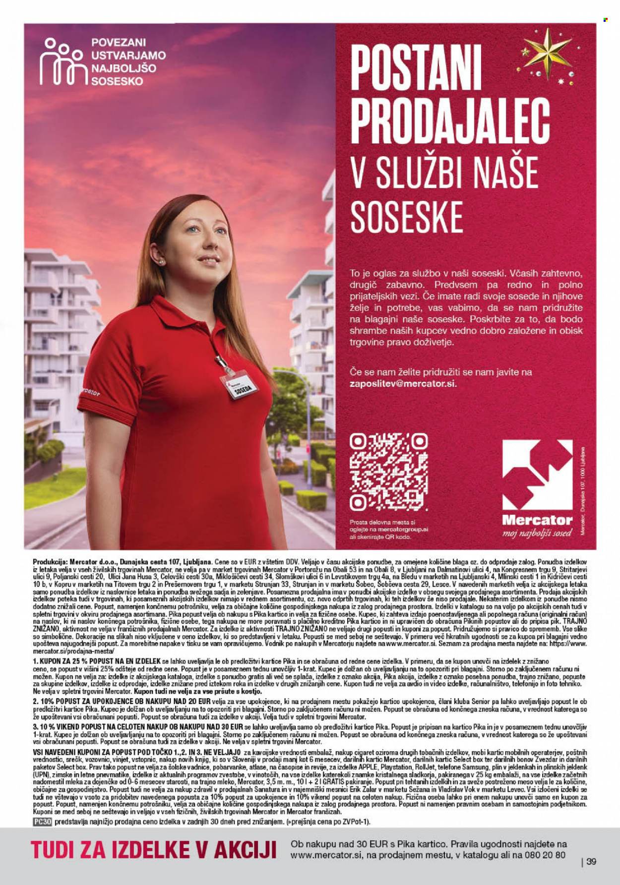 Mercator katalog - 16.11.2023 - 22.11.2023. Stran 39