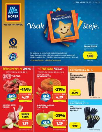 Hofer katalog - 16.11.2023 - 25.11.2023.