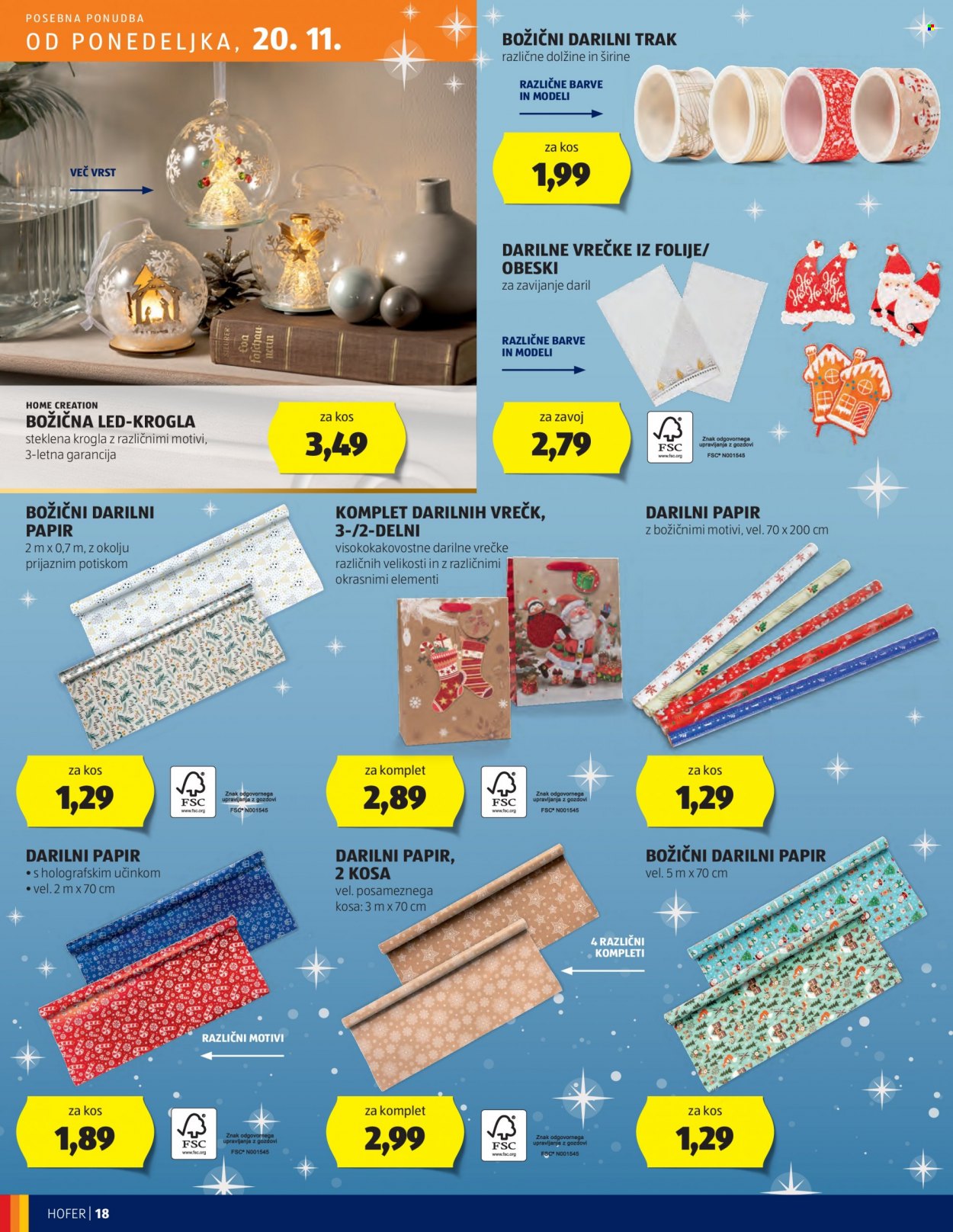 Hofer katalog - 16.11.2023 - 25.11.2023. Stran 18