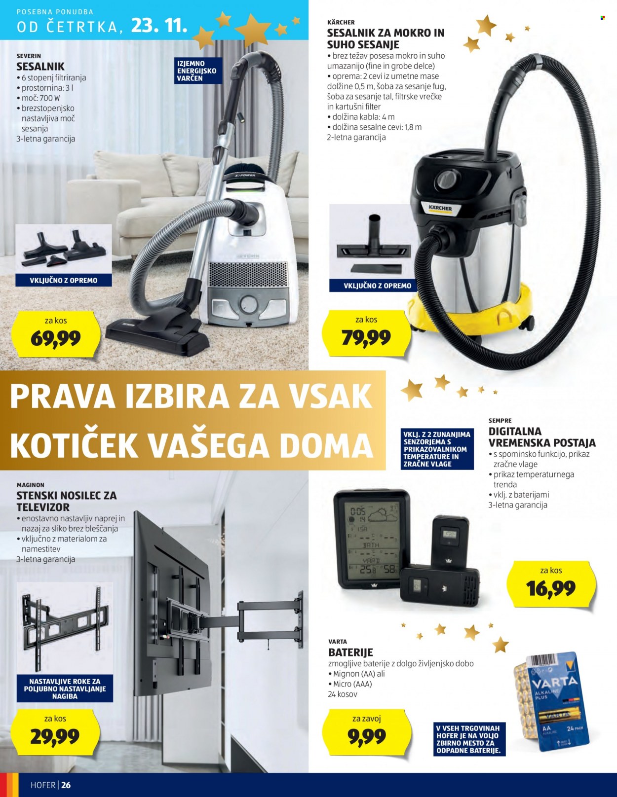 Hofer katalog - 16.11.2023 - 25.11.2023. Stran 26