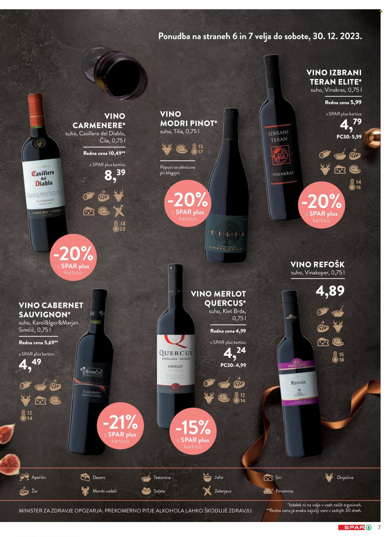 SPAR katalog - 22.11.2023 - 5.12.2023. Stran 7