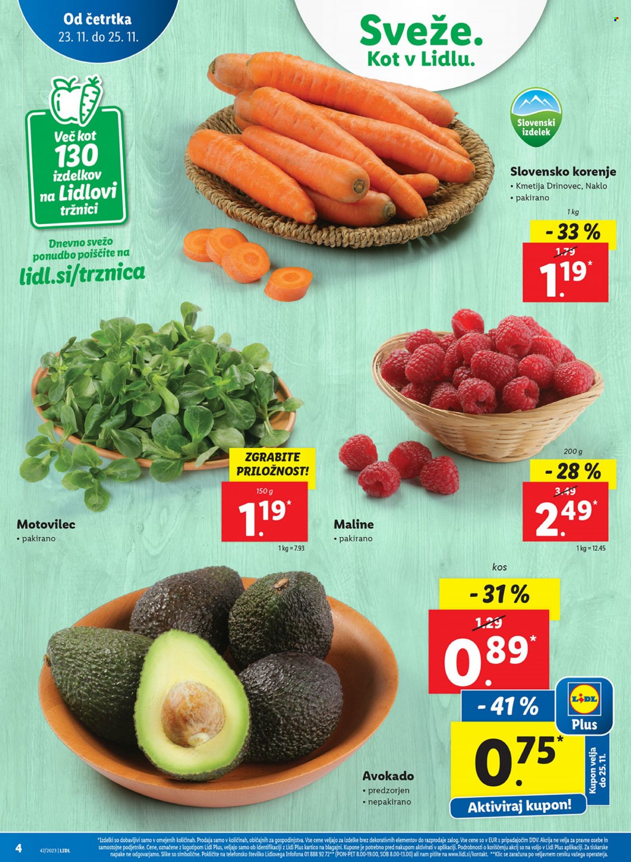 Lidl katalog - 23.11.2023 - 29.11.2023. Stran 4