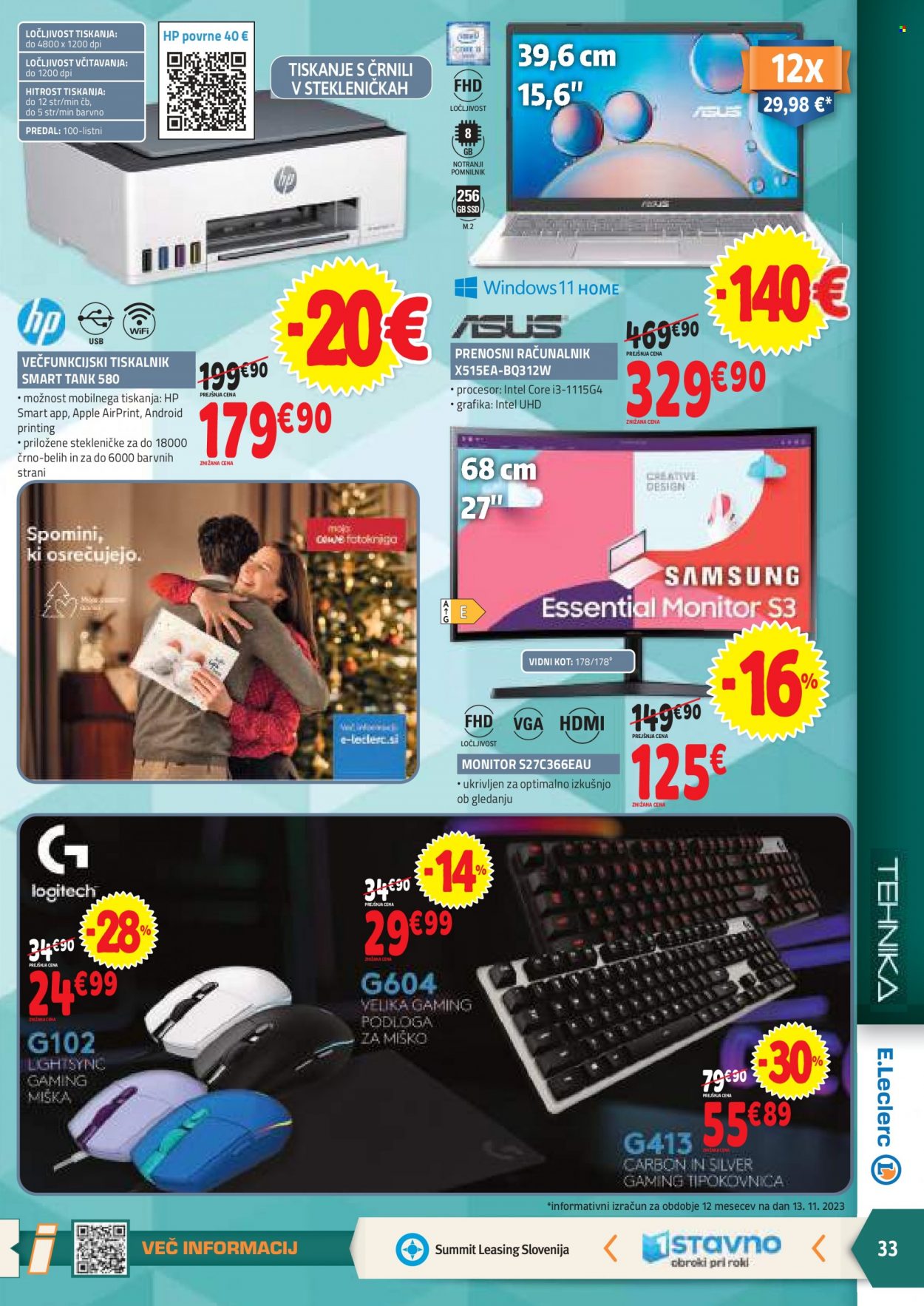 E.Leclerc katalog - 22.11.2023 - 2.12.2023. Stran 33