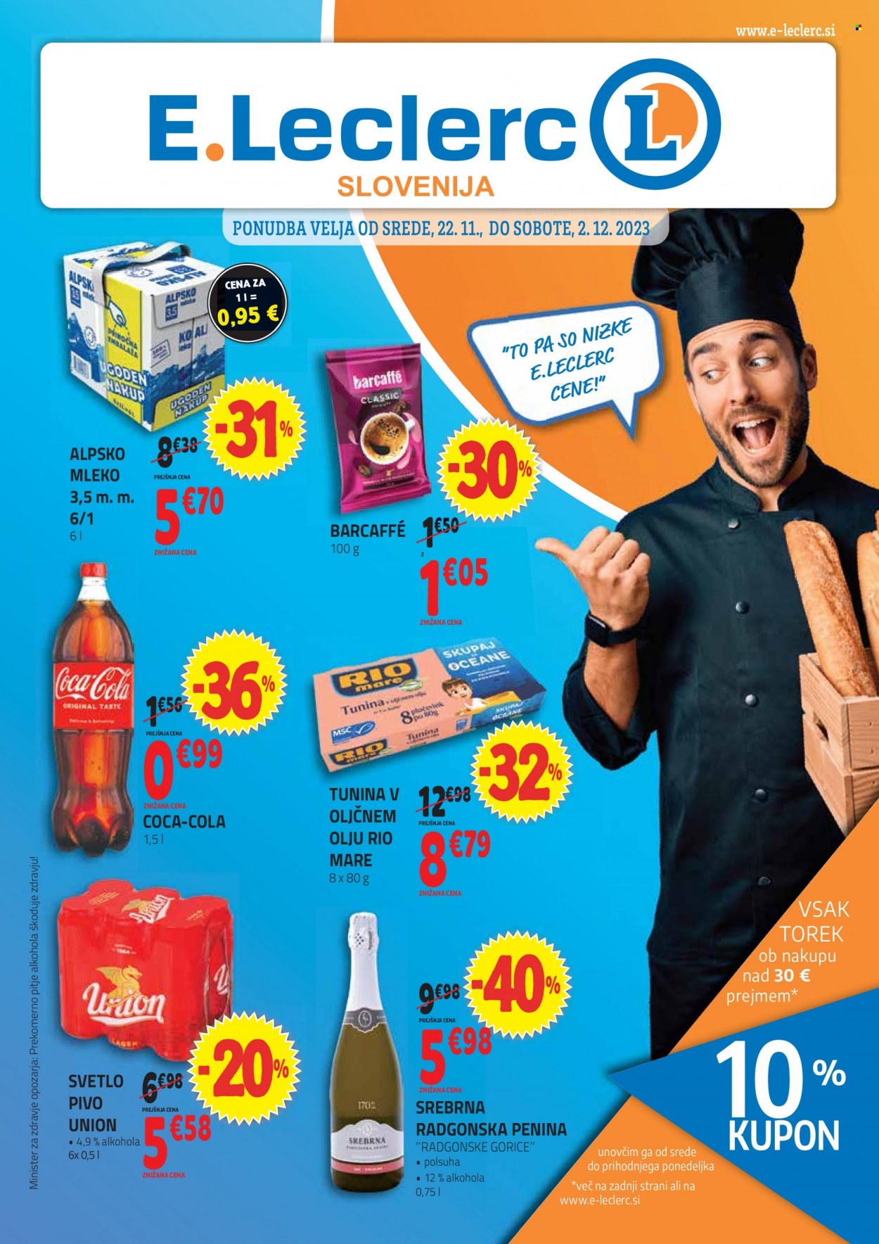 E.Leclerc katalog - 22.11.2023 - 2.12.2023. Stran 1