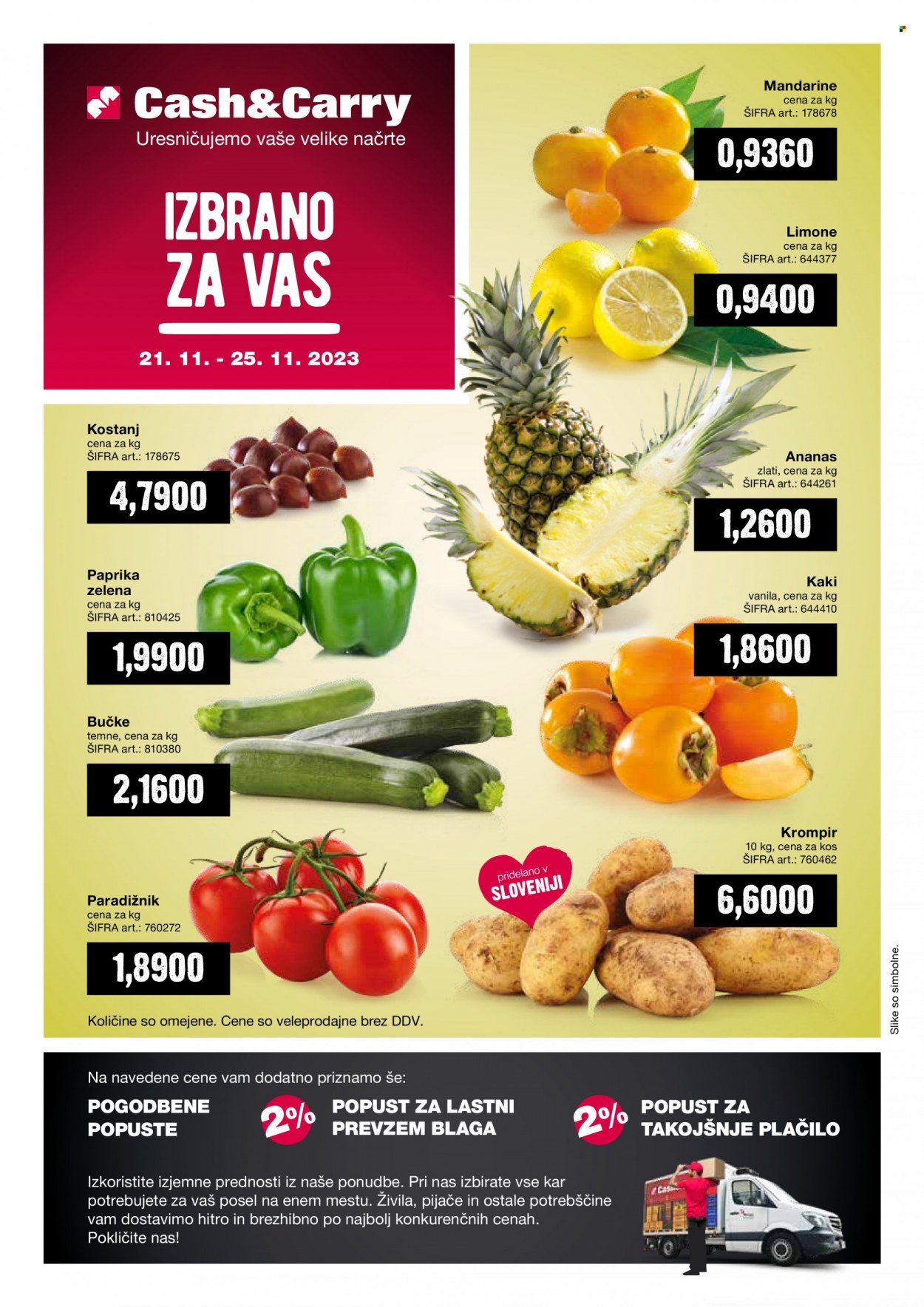 Mercator Cash & Carry katalog - 21.11.2023 - 25.11.2023. Stran 1