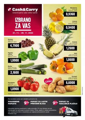 Mercator Cash & Carry katalog - 21.11.2023 - 25.11.2023.