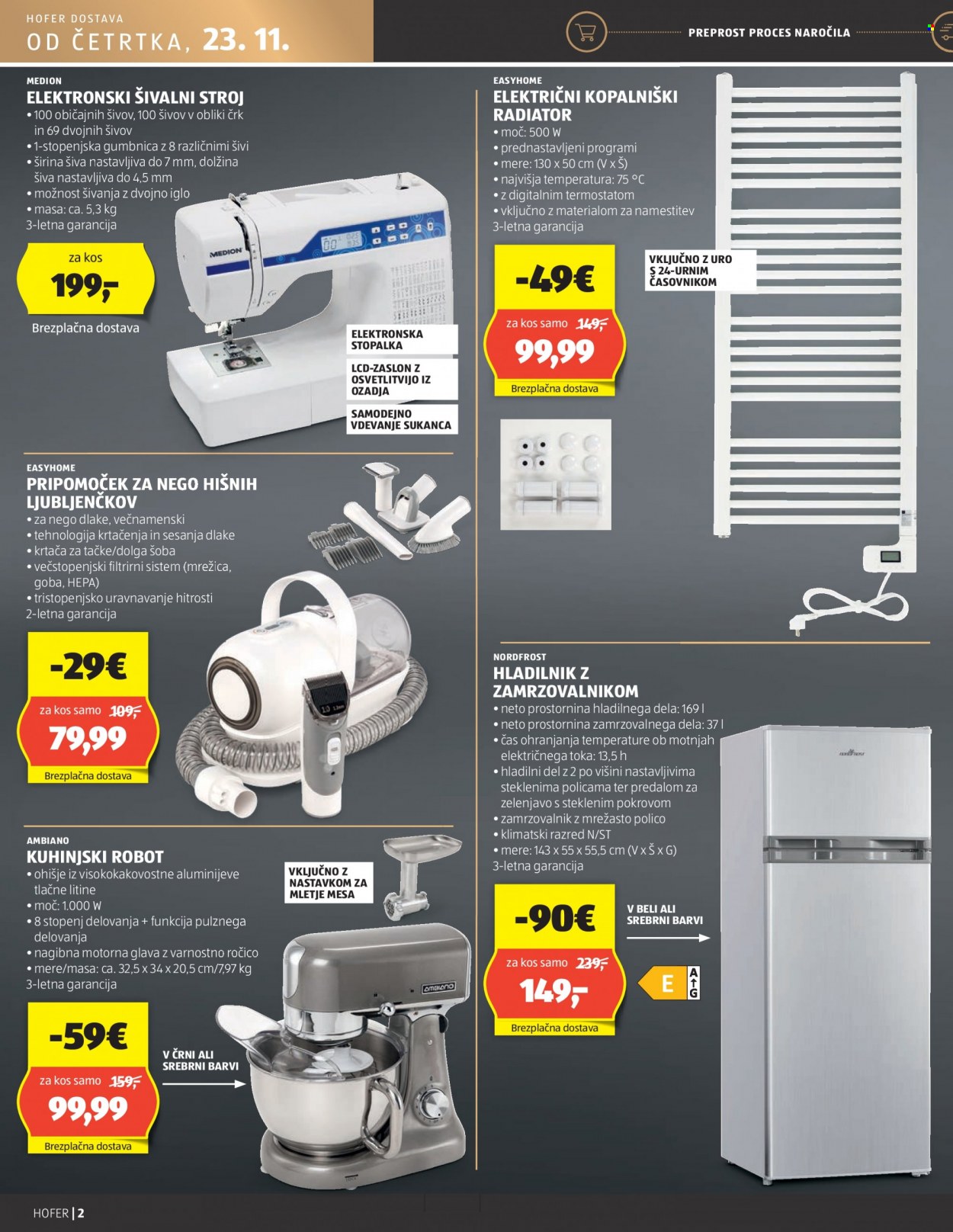 Hofer katalog - 23.11.2023 - 2.12.2023. Stran 2