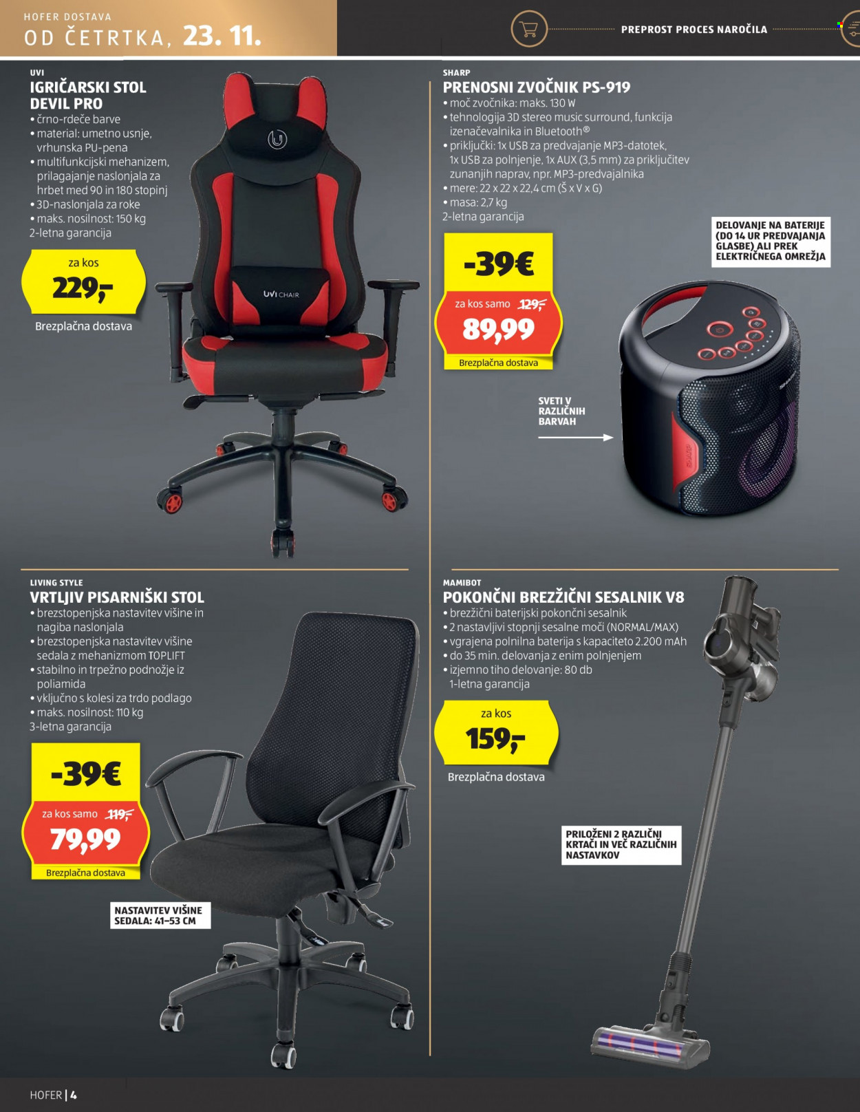 Hofer katalog - 23.11.2023 - 2.12.2023. Stran 4
