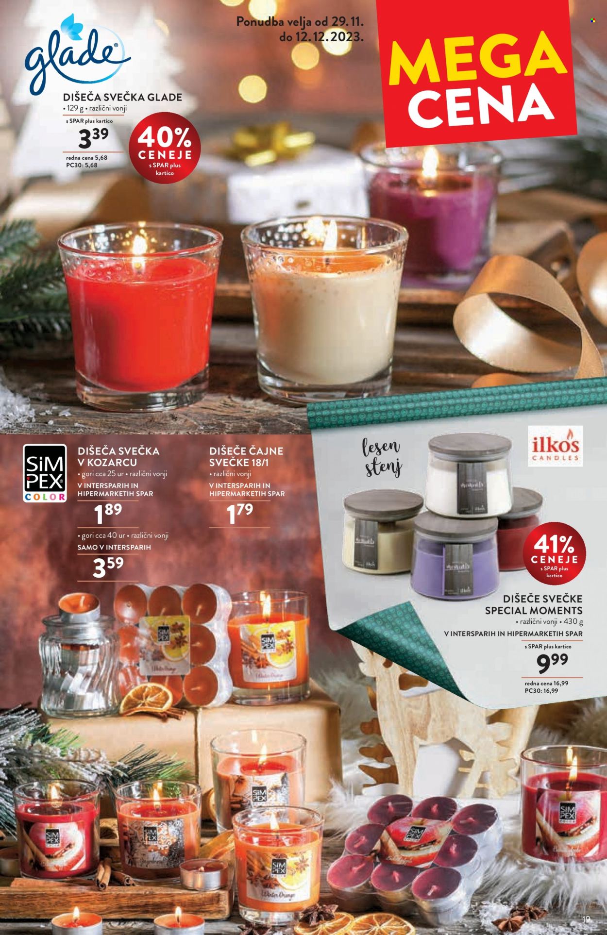 INTERSPAR katalog - 29.11.2023 - 30.12.2023. Stran 19