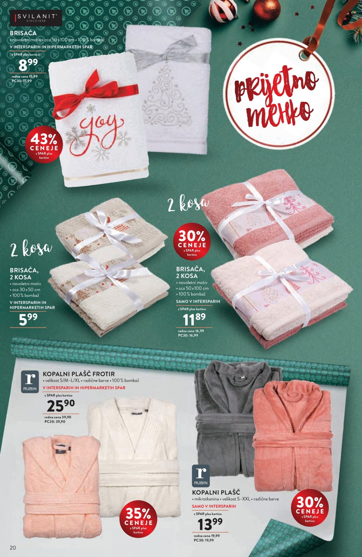 INTERSPAR katalog - 29.11.2023 - 30.12.2023. Stran 20