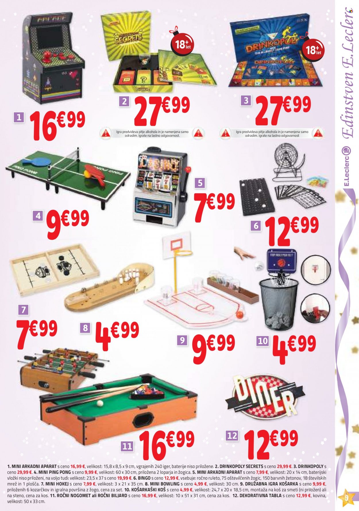 E.Leclerc katalog - 29.11.2023 - 30.12.2023. Stran 9
