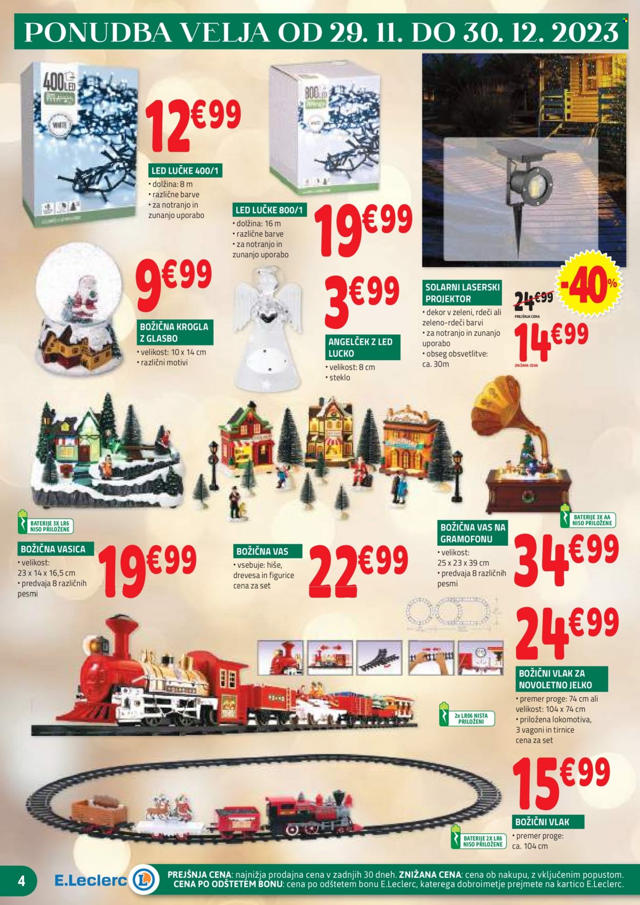 E.Leclerc katalog - 29.11.2023 - 9.12.2023. Stran 4