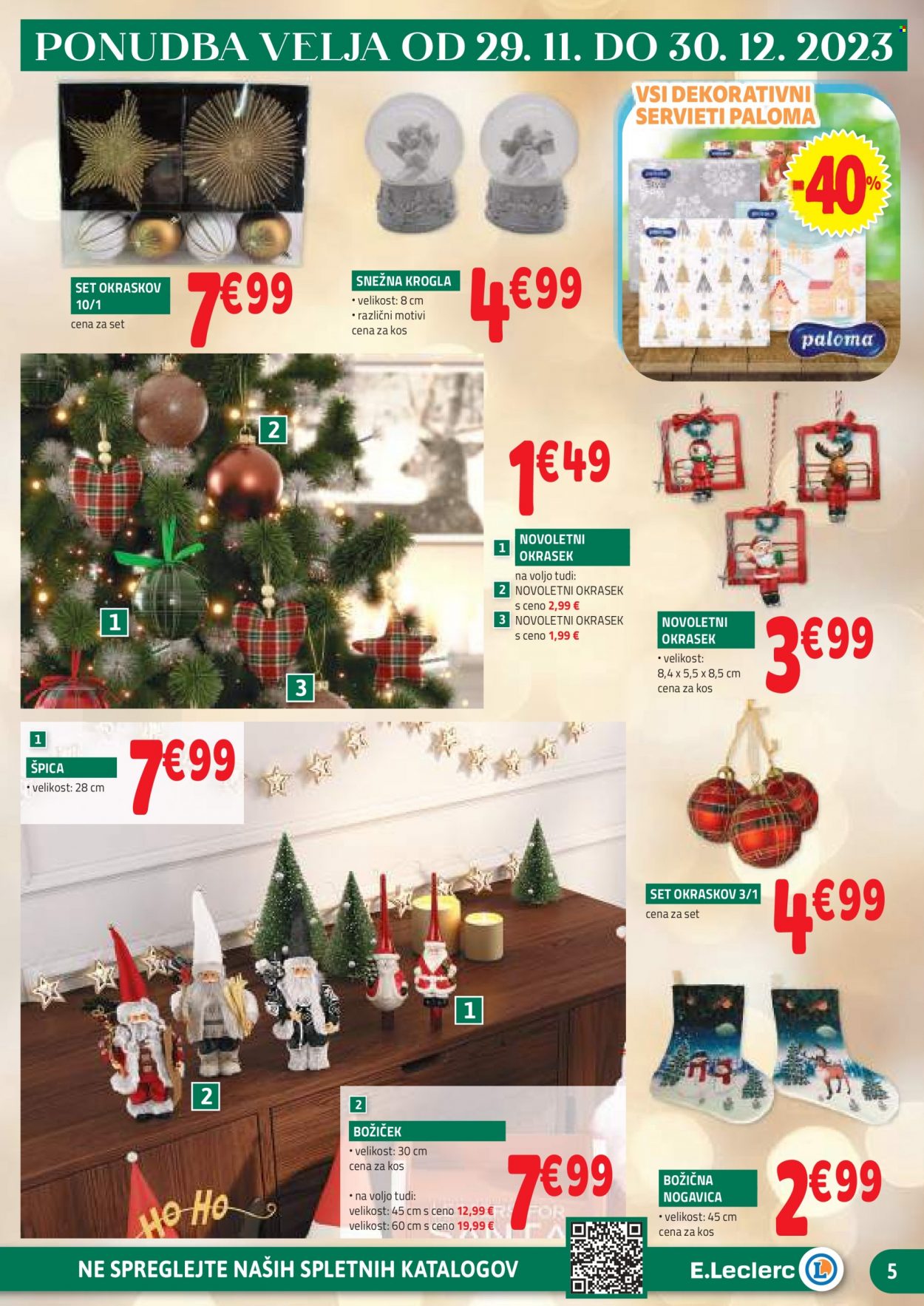 E.Leclerc katalog - 29.11.2023 - 9.12.2023. Stran 5