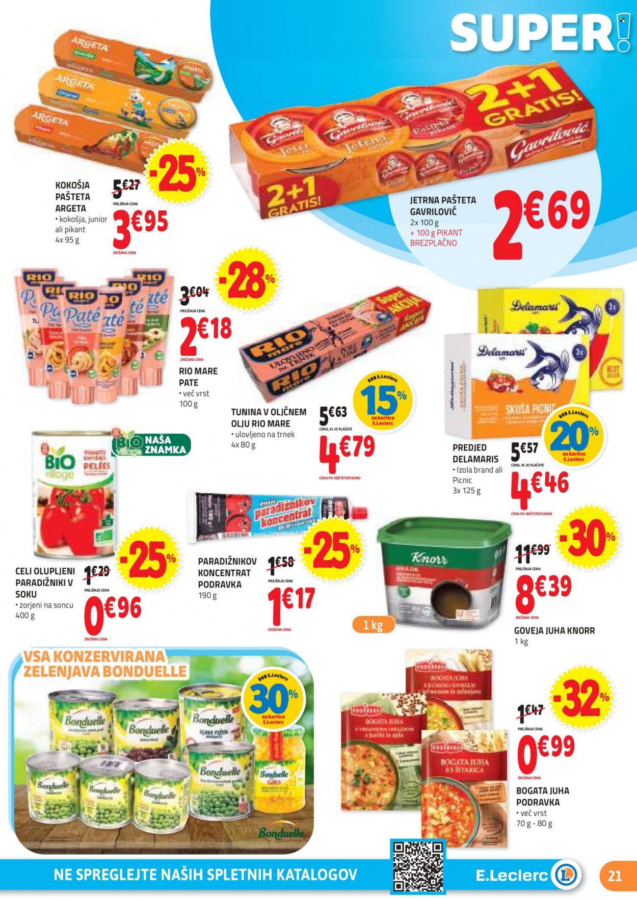 E.Leclerc katalog - 29.11.2023 - 9.12.2023. Stran 21