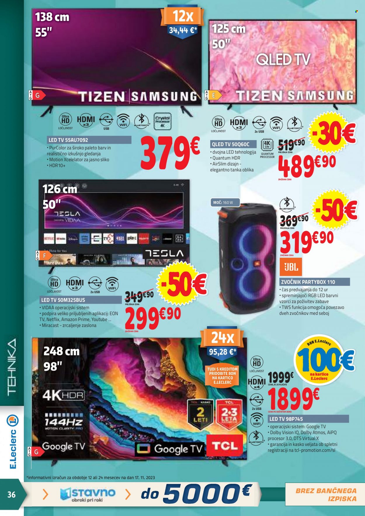 E.Leclerc katalog - 29.11.2023 - 9.12.2023. Stran 36