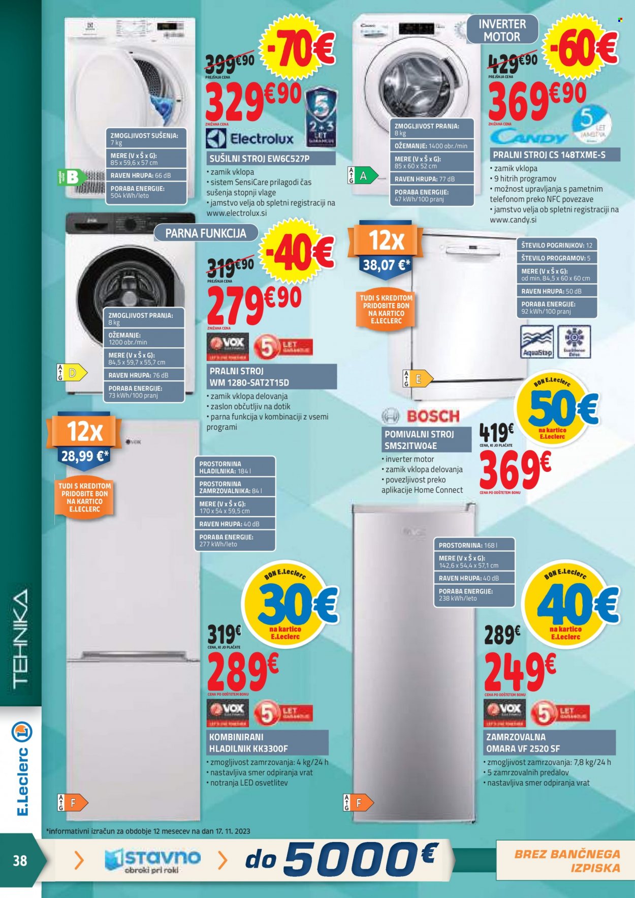 E.Leclerc katalog - 29.11.2023 - 9.12.2023. Stran 38