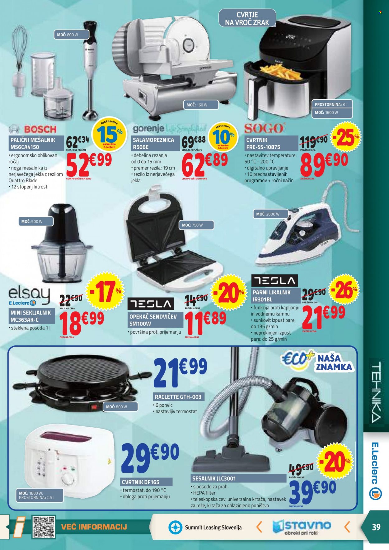 E.Leclerc katalog - 29.11.2023 - 9.12.2023. Stran 39