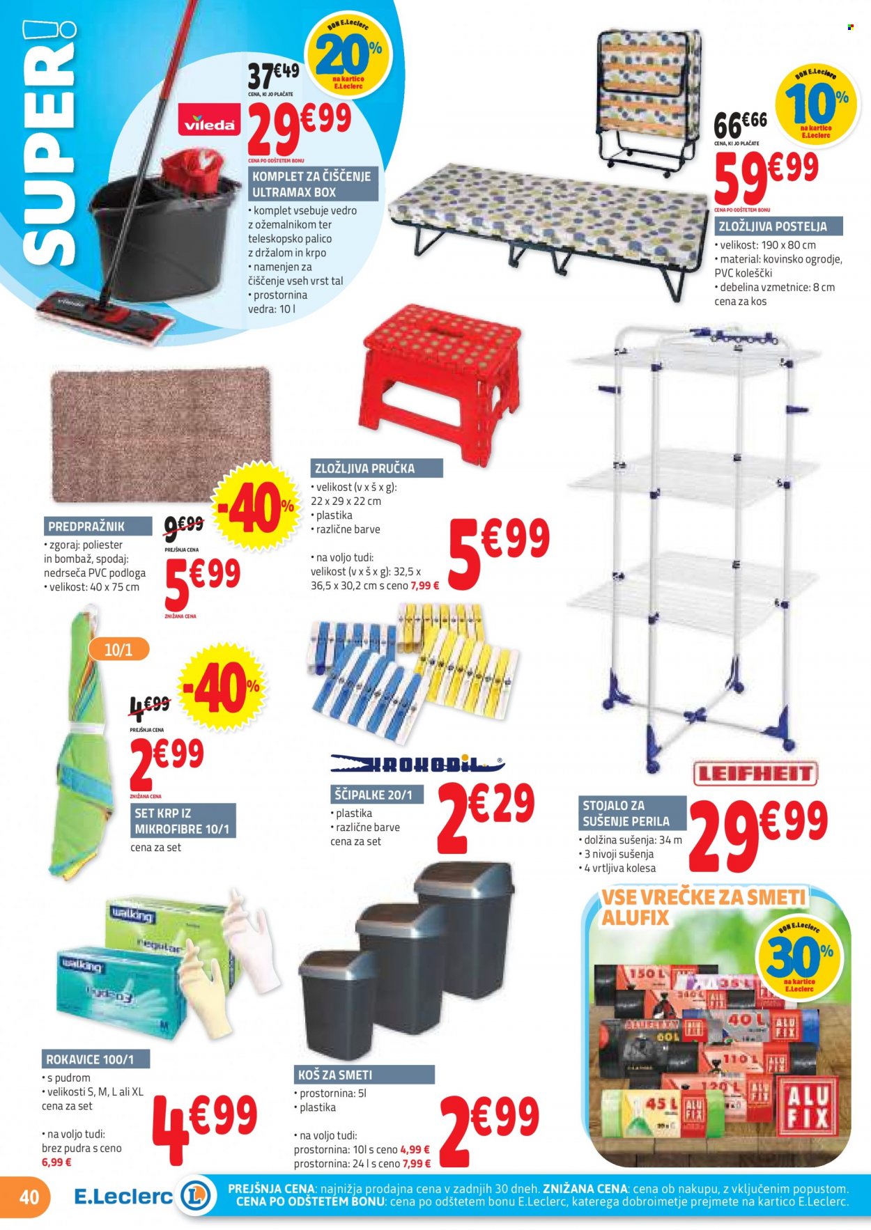 E.Leclerc katalog - 29.11.2023 - 9.12.2023. Stran 40