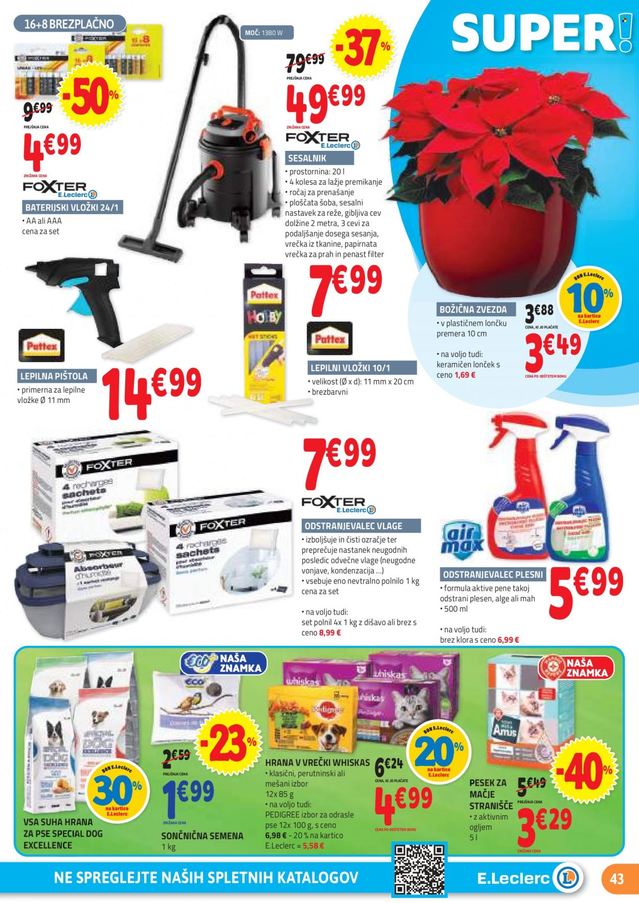 E.Leclerc katalog - 29.11.2023 - 9.12.2023. Stran 43