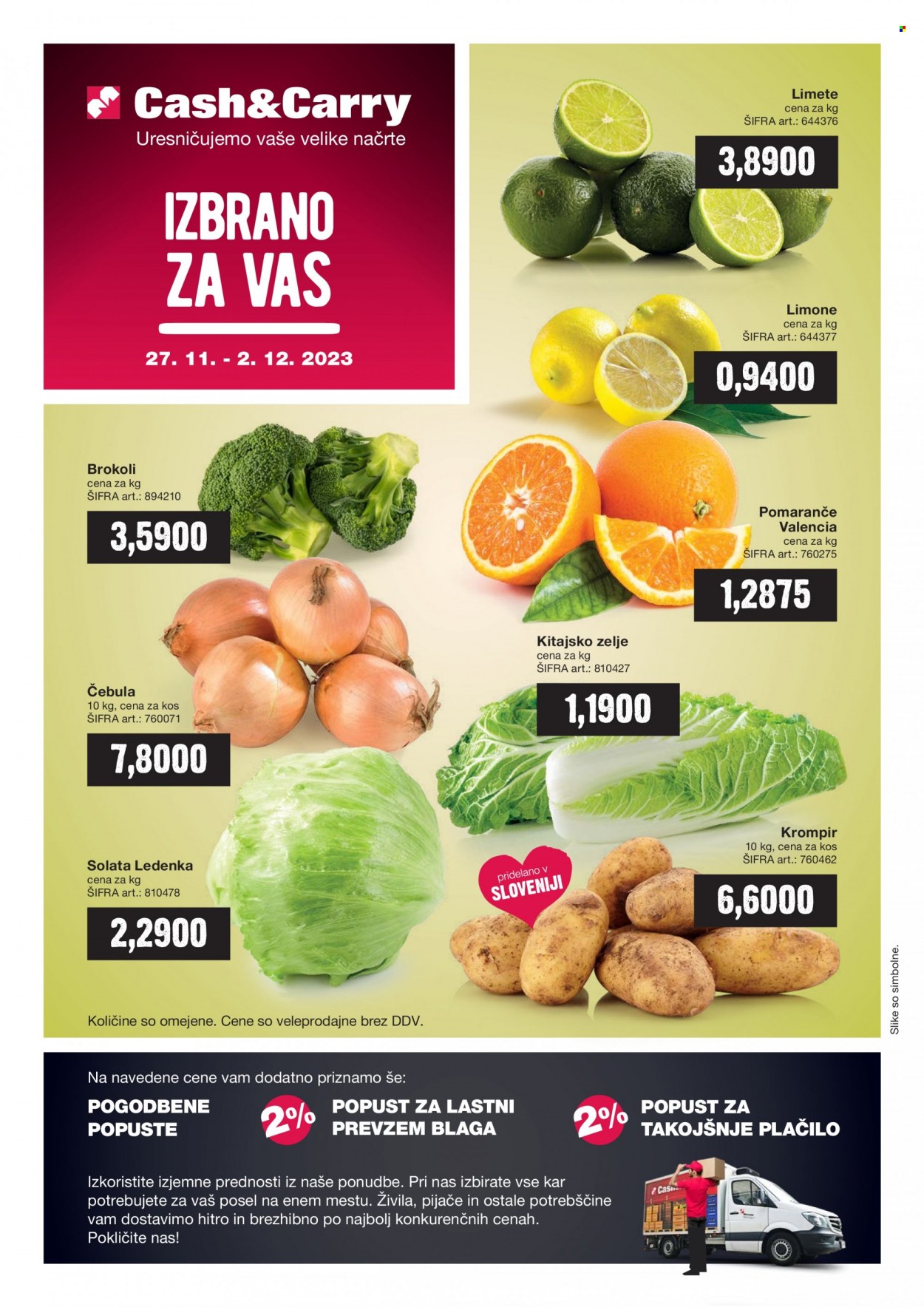 Mercator Cash & Carry katalog - 27.11.2023 - 2.12.2023. Stran 1