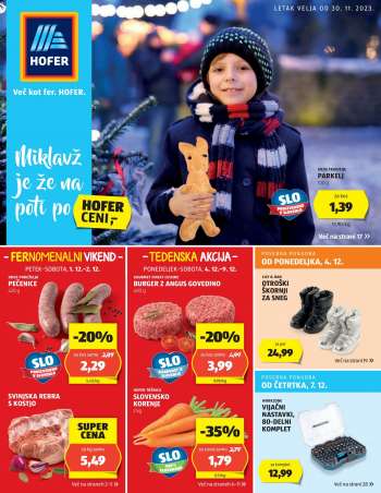 Hofer katalog - 30.11.2023 - 9.12.2023.